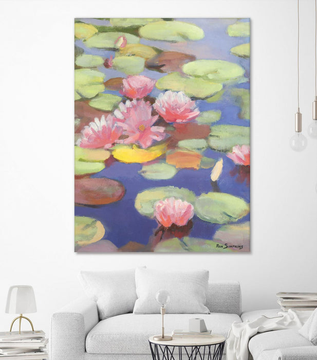 Œuvre d’art murale Giant Art « Passion In Pink » 72 x 54