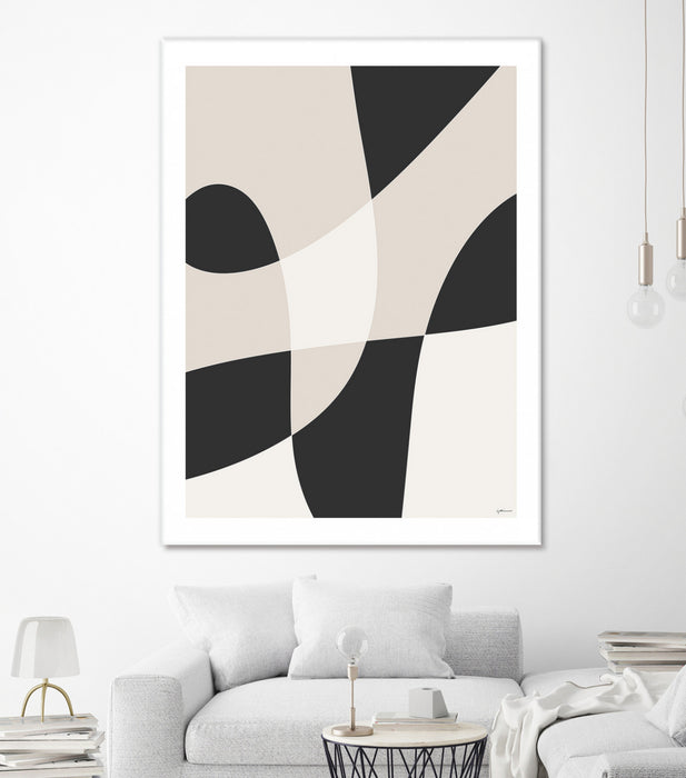 Œuvre d’art murale Giant Art « Art Graphique » 72 x 54