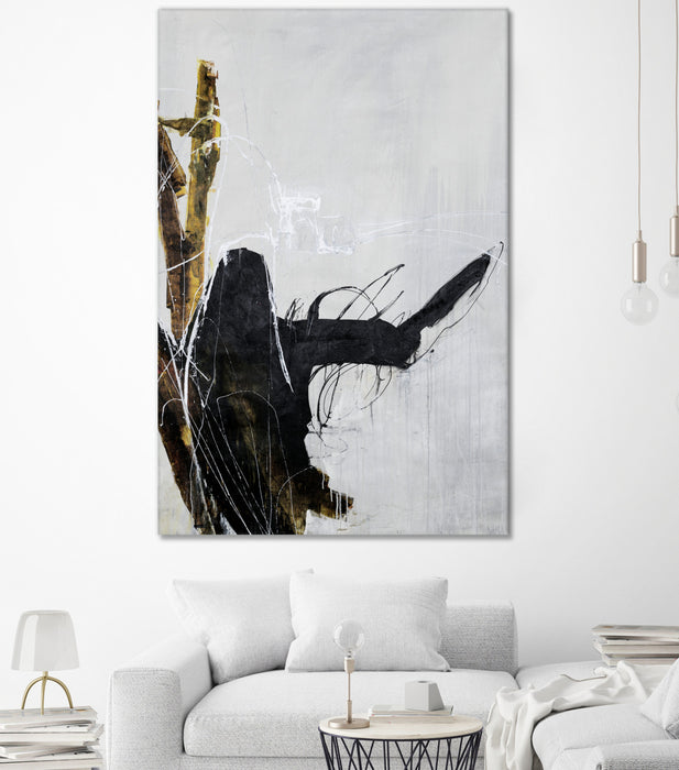 Œuvre d’art murale Giant Art « Lever Down » 84 x 54