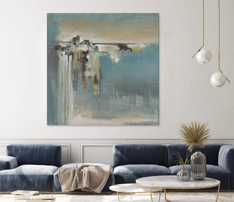 Œuvre d’art murale Giant Art « Fragmented Fields » 72 x 72