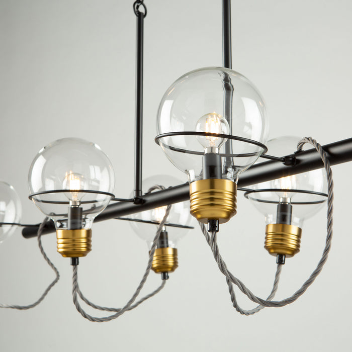 Luminaire suspendu Martina à 6 ampoules