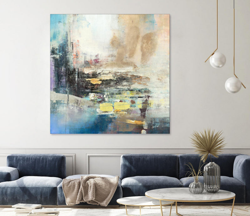 Œuvre d’art murale Giant Art « Awaken I » 54 x 54