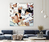 "Tammy & Greg's Pool Party" Giant Art 72x72 Wall Art