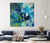 "Abstract Flower" Giant Art 54x54 Wall Art
