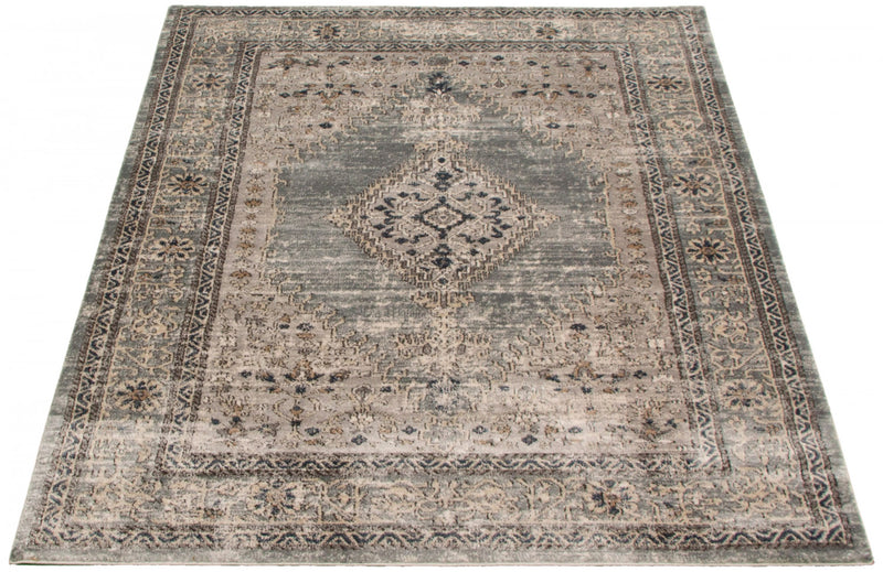 Carpette Octavian Bijar bleu - 5 pi 3 pox 7 pi 3 po
