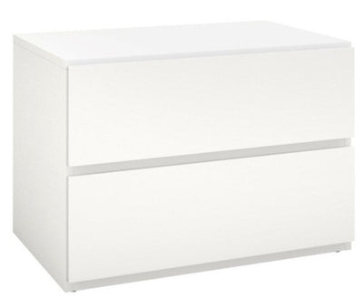Nordika Storage Nightstand - White 