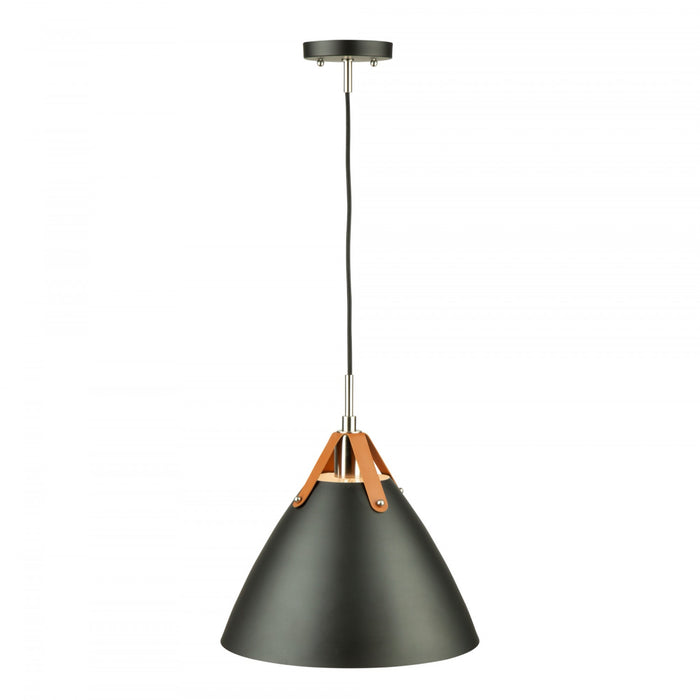Luminaire suspendu I Tote noir à 1 ampoule