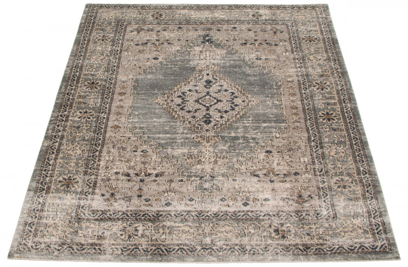 Carpette Octavian Bijar bleu - 6 pi 7 pox 9 pi 6 po