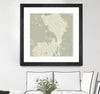 "Sea Coral Ii" Matted and Framed Black 30x30 Wall Art