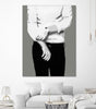 "Mr.right Black And White" Giant Art 72x54 Wall Art