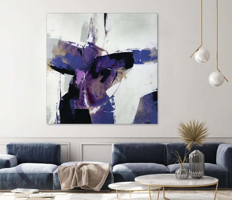 Œuvre d’art murale Giant Art « Curious Mischief » 72 x 72