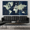 "Old World Map" Giant Art 84x48 Wall Art