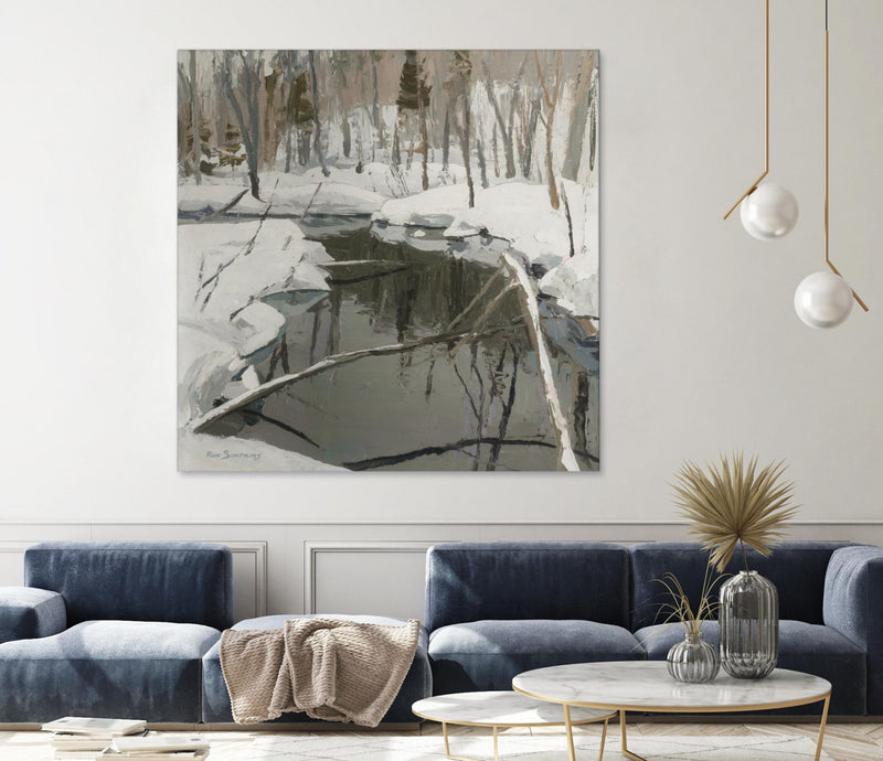 Œuvre d’art murale Giant Art « In The Deep Woods » 54 x 54