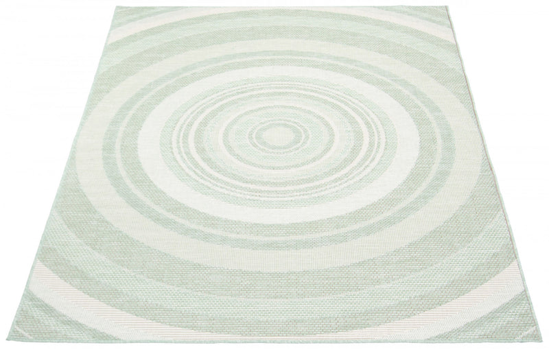 Carpette Neisha Modern menthe 5 pi 3 po x 7 pi 3 po