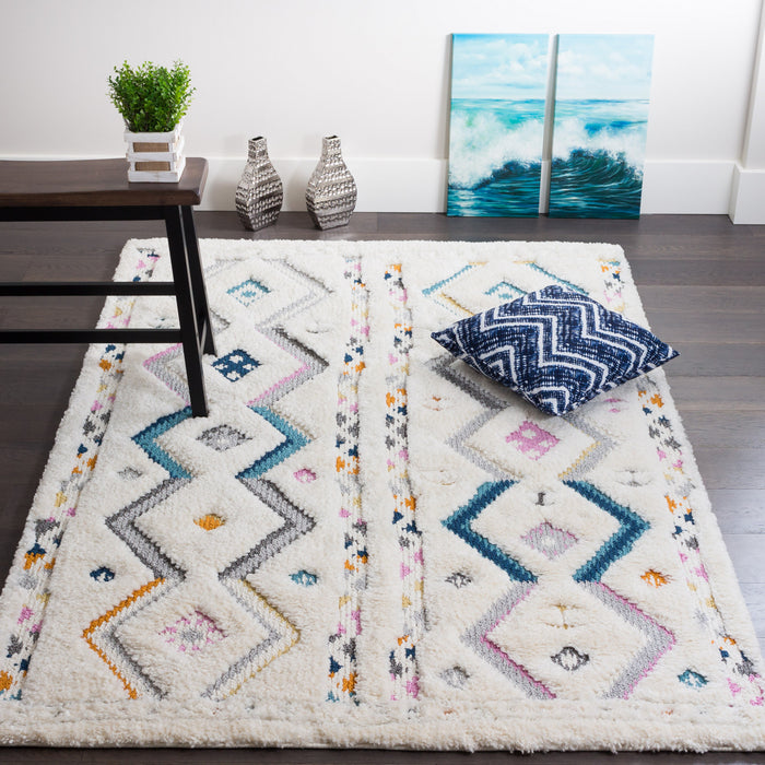Carpette Lola à motifs de chevrons 5 x 8
