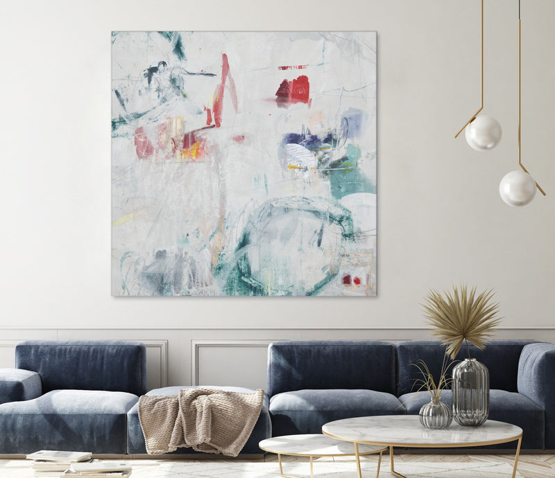 Œuvre d’art murale Giant Art « Lullaby Wishes Ii » 72 x 72