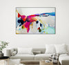 "Reach In Out" Canvas Framed Black 24x36 Wall Art