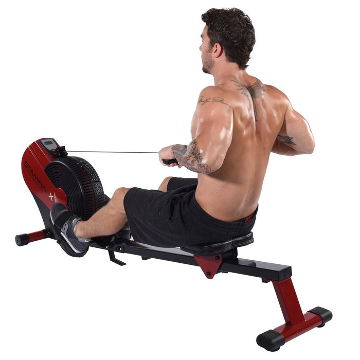 Rameur 1401 ATS Air de Stamina - noir et rouge