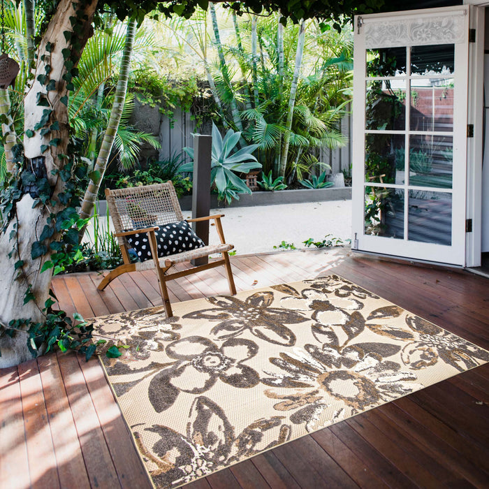 Carpette Angie ivoire - 6 pi 7 po x 9 pi 6 po