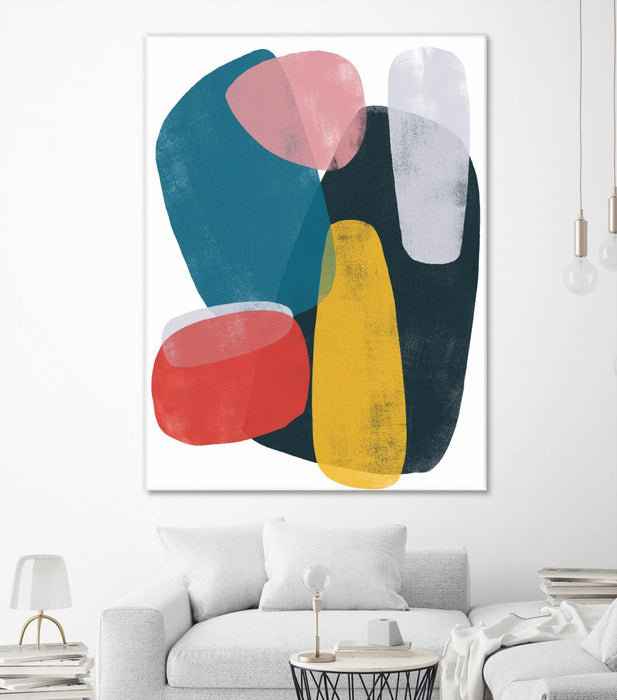 Œuvre d’art murale Giant Art « Orbital Fixture Ii » 72 x 54