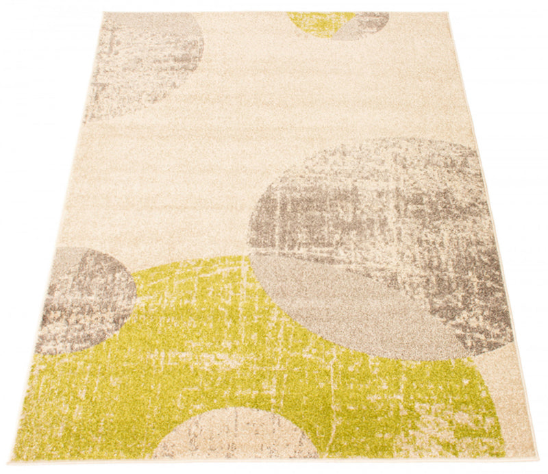 Carpette Ellegance ivoirevert 3 pi 11 po x 5 pi 7 po