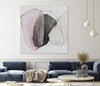 "Tickled With Pink" Giant Art 54x54 Wall Art