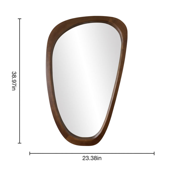 Miroir Lusso noyer 30 x 40
