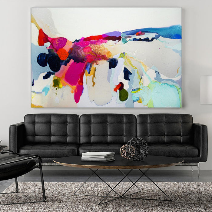 Œuvre d’art murale Giant Art « Reach In Out » 72 x 48