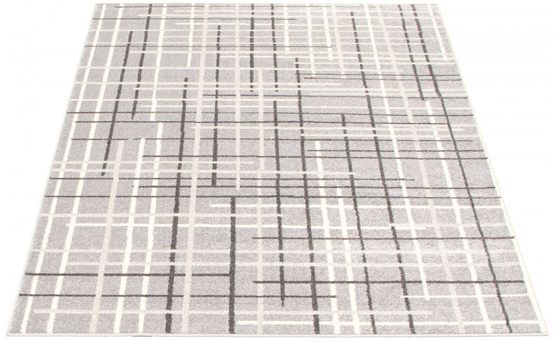 Carpette Taite argent - 3 pi 11 pox 5 pi 7 po