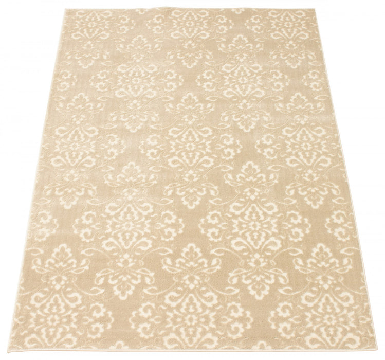 Carpette Caledonia ivoire 5 pi 3 po x 7 pi 7 po