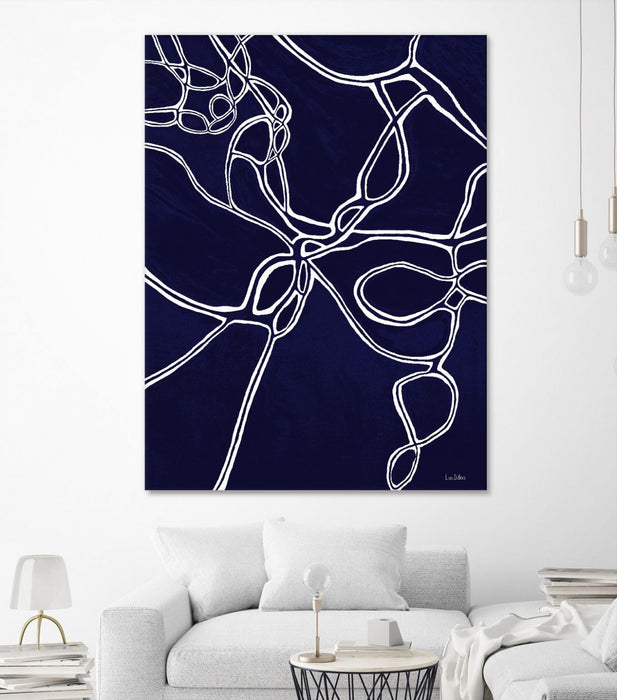 Œuvre d’art murale Giant Art « Blueprint » 72 x 54
