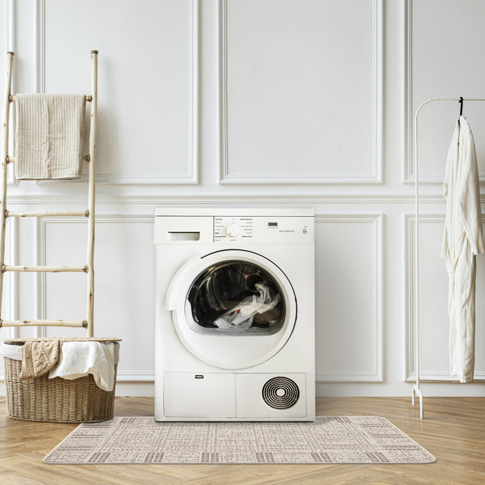 Carpette Joni ivoire - 4 pi 4 po x 6 pi 5 po