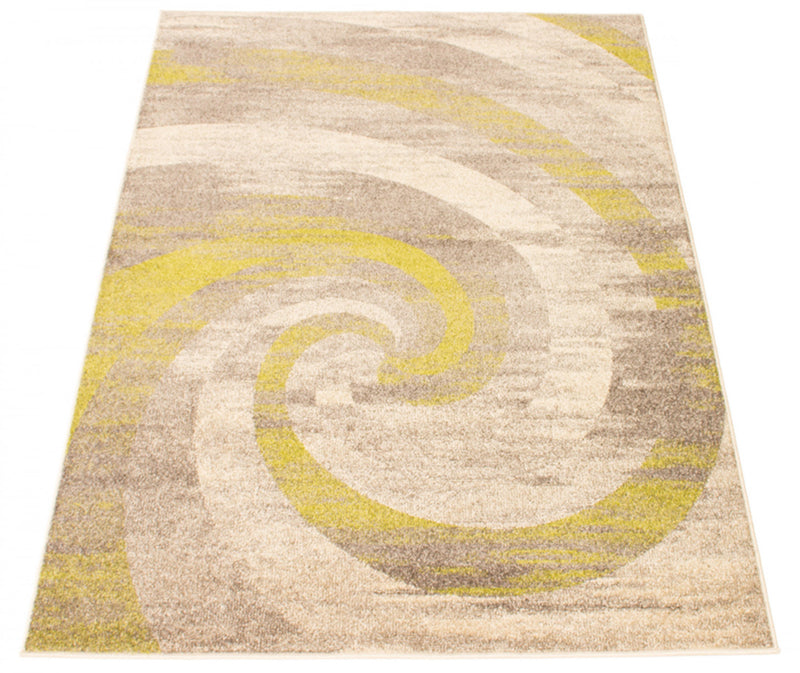 Carpette Korra ivoirevert 7 pi 10 po x 10 pi 2 po
