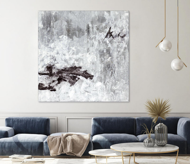 Œuvre d’art murale Giant Art « Half Beat » 54 x 54