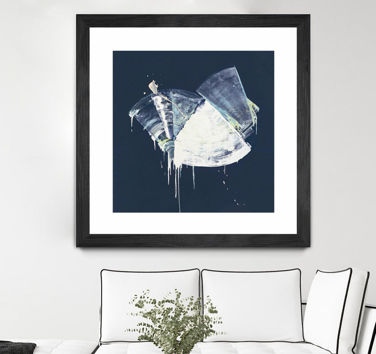 Œuvre d’art murale encadrée noire et mate « Bells In Motion » 36 x 36