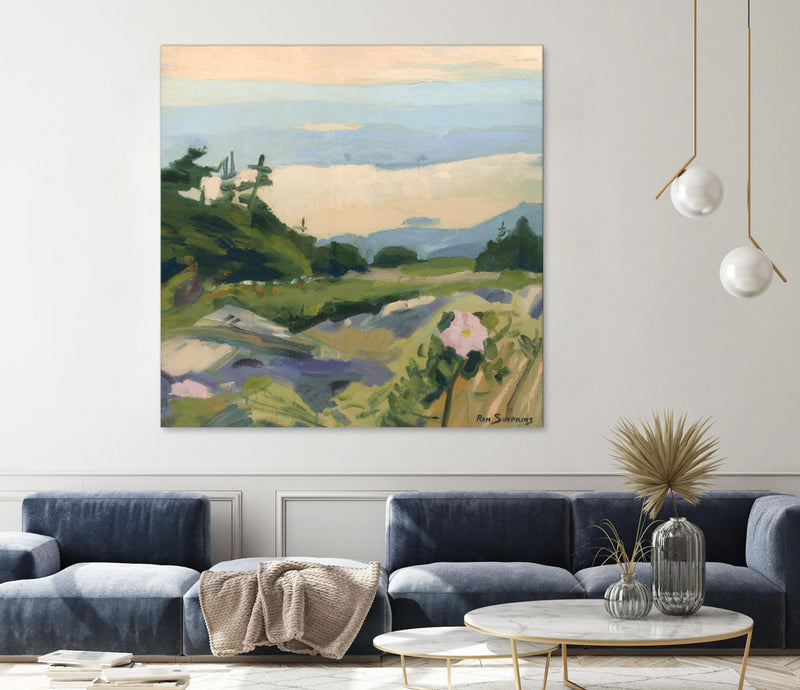 Œuvre d’art murale Giant Art « Top Of The World » 72 x 72