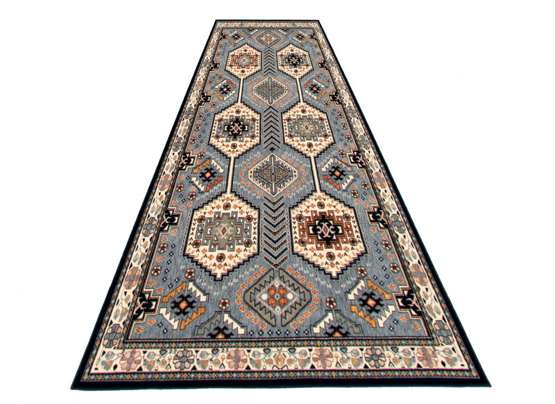 Carpette Quincy bleu - 2 pi 8 pox 10 pi