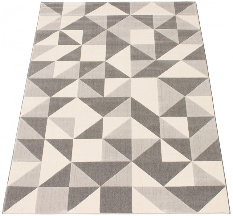 Carpette Nuria grise 5 pi 3 po x 7 pi 7 po