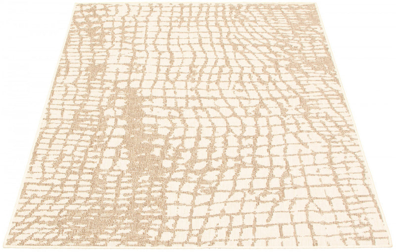 Carpette Sadie Safari champagne taupe - 5 pi 3 pox 7 pi 7 po