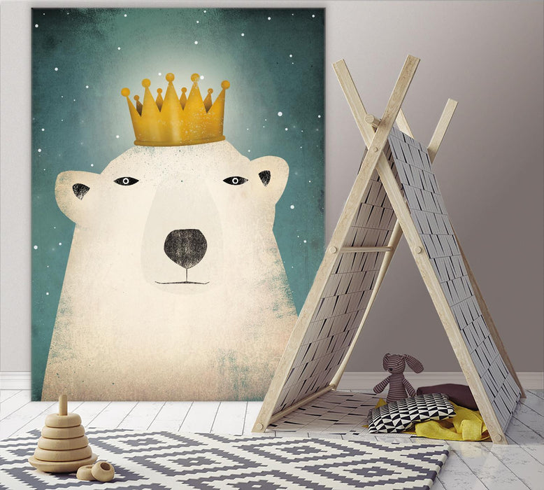 Œuvre d’art murale Giant Art « Polar King » 72 x 54