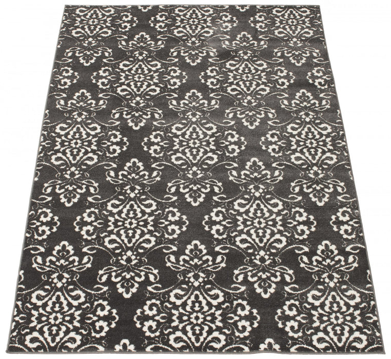 Carpette Caledonia grise 6 pi 7 po x 9 pi 6 po