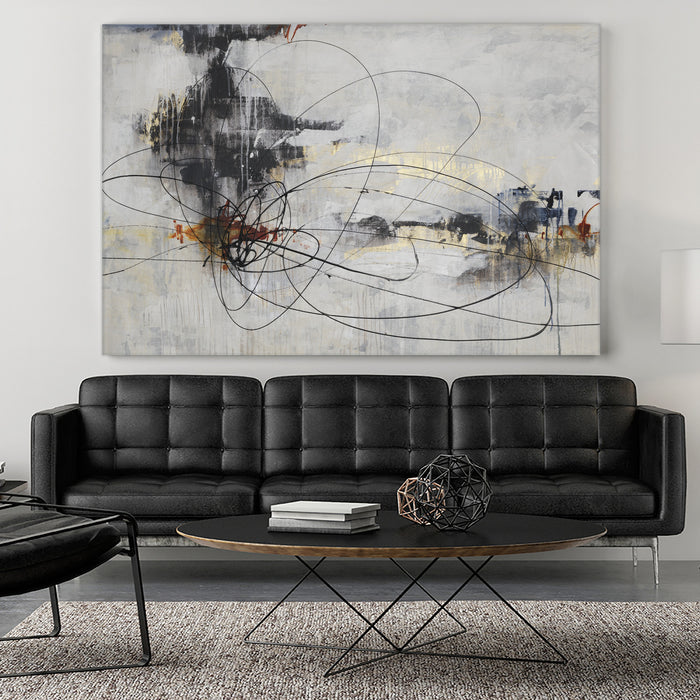 Œuvre d’art murale Giant Art « Mess With The Mind I » 72 x 48