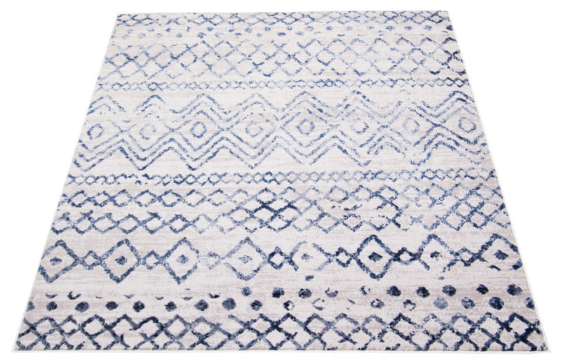 Carpette Dita bleu marine - 5 pi 3 po x 7 pi 3 po