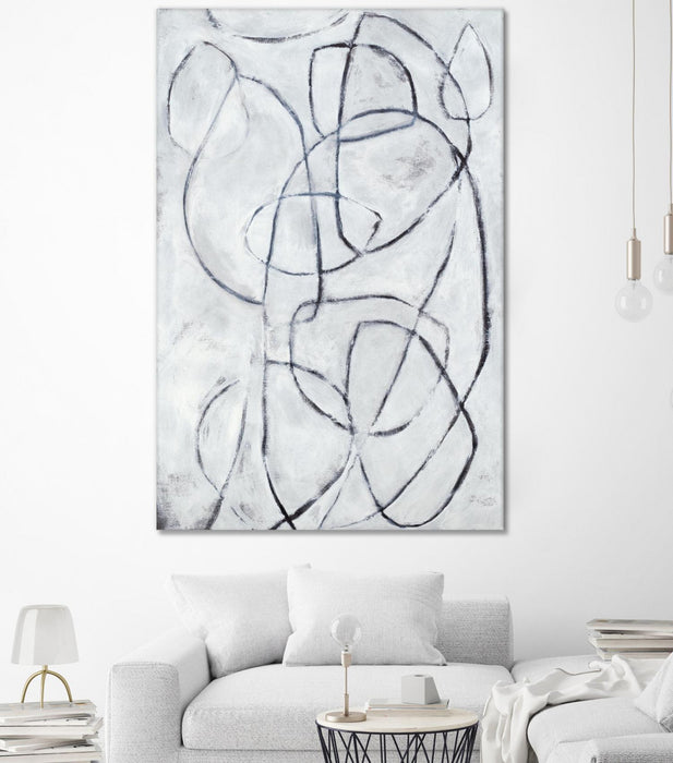 Œuvre d’art murale Giant Art « Suspended Time » 72 x 48