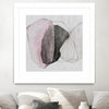 "Tickled With Pink" Matted and Framed White 30x30 Wall Art