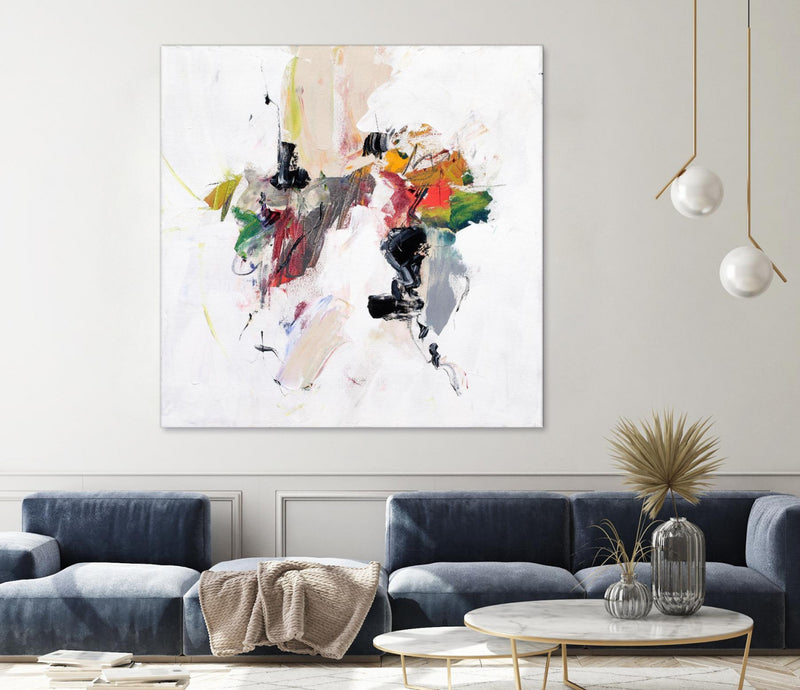 Œuvre d’art murale Giant Art « Go For It » 54 x 54