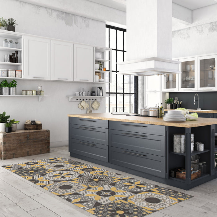 Carpette Bellezza grise 2 pi 2 po x 3 pi 0 po - Ensemble de 2