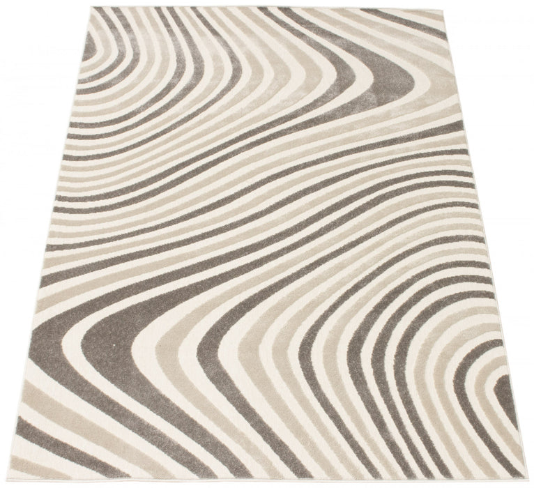 Carpette Nikkos ivoire 6 pi 7 po x 9 pi 6 po