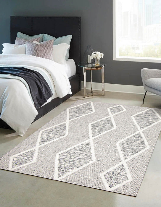 Carpette Ebba grise - 8 pi 0 po x 10 pi 0 po