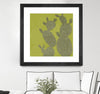 "Opuntia Ii" Matted and Framed Black 30x30 Wall Art